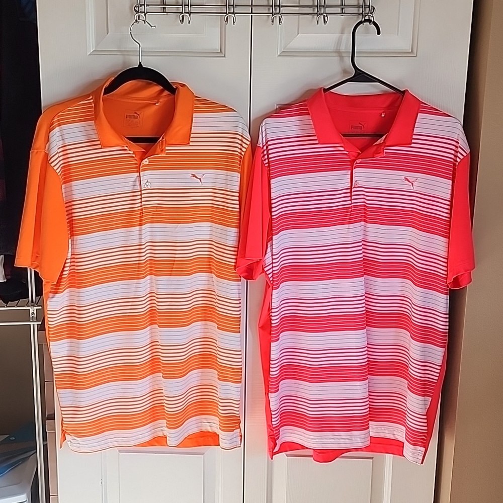 2 puma golf polos
